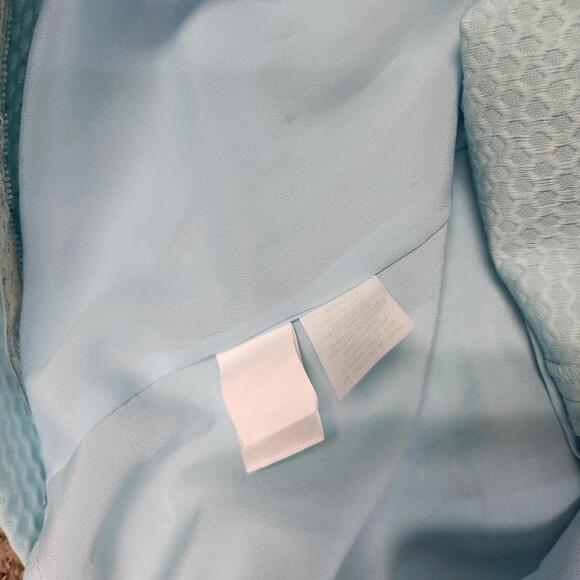 Lilly Pulitzer Dress Gabyy Shift Seasalt Blue White Sleeveless Rhinestone NWT 8 - Picture 7 of 12